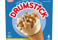 Sweet and Salty Caramel Cones 4 x 130 ml