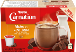 Choc. chaud NESTLÉ CARNATION Riche et crémeux, Keurig, 