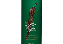 AFTER EIGHT, Pailles au chocolat à la menthe, 90 grammes.